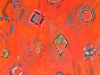 Fa1, Acryl, Pigmente, Sprühfarbe auf Nessel, 200 x 220 cm, 2020